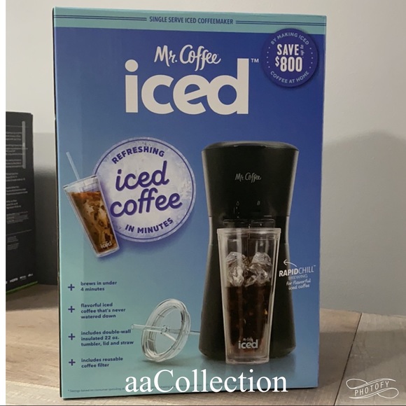 Mr. Coffee Iced Coffee Maker Reusable Tumbler NEW - Picture 2 of 11